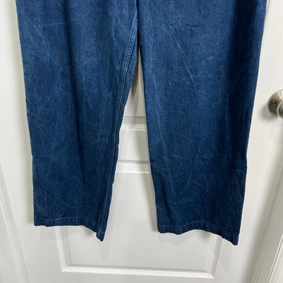 Abercrombie & Fitch Mid Rise Curve Love Wide Leg Jeans Women's Size 30 / 10R - Picture 4 of 8